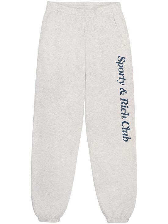 스포티앤리치 트레이닝 조거 팬츠 PA020S412SH HEATHER GRAY NAVY DOM - Sporty & Rich