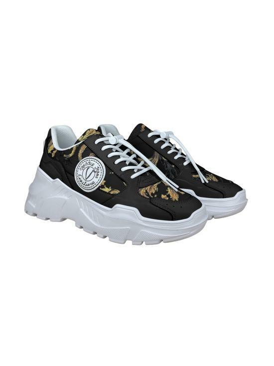 베르사체 스니커즈 78VA3SC7ZSC60G89 BLACK GOLD DOM - Versace