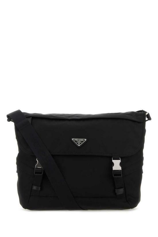 26SS 프라다 리나일론 앤 사피아노 크로스 백 2VD0522DMGF0002 BLACK DOM - Prada