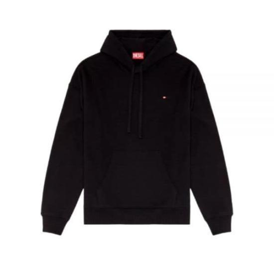 디젤 후드 티셔츠 A149410GRAC9XX BLACK DOM - Diesel