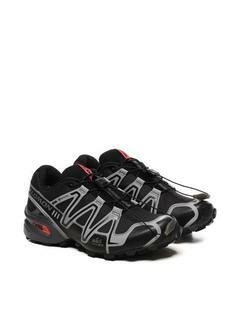 살로몬 스니커즈 L47731700 BLACK ASHPALT FLAME SCARLET DOM 썸네일 2