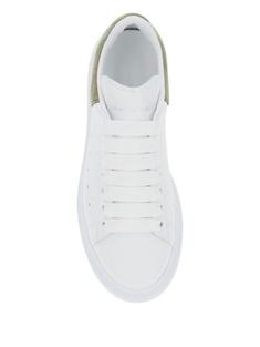 26SS 알렉산더 맥퀸 오버사이즈드 스니커즈 553770WIAJV9225 WHITE GREEN DOM 썸네일 4