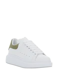26SS 알렉산더 맥퀸 오버사이즈드 스니커즈 553770WIAJV9225 WHITE GREEN DOM 썸네일 1