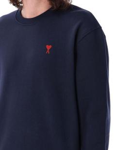 26SS 아미 스몰 하트 로고 스웨트셔츠 BFUSW035730430 NIGHT BLUE DOM 썸네일 3