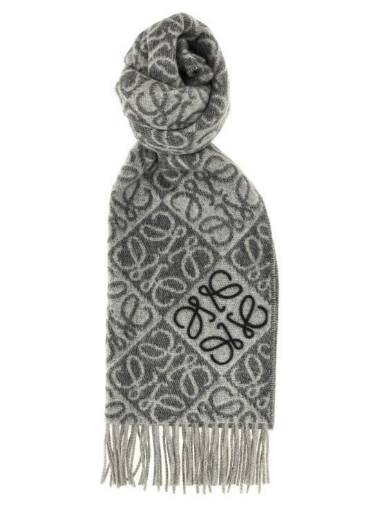 26SS 로에베 머플러 스카프 F811SS1X011120 GRAY DOM - Loewe
