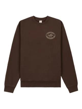 25SS 스포티앤리치 긴팔 티셔츠 ST071612244BR0310 CHOCOLATE DOM - Sporty & Rich