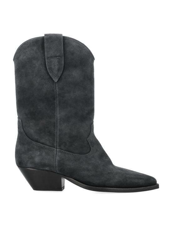 26SS 이자벨마랑 두에르토 레더 카우보이 부츠 BO0003FAA1A03S02FK FADED BLACK DOM - Isabel Marant