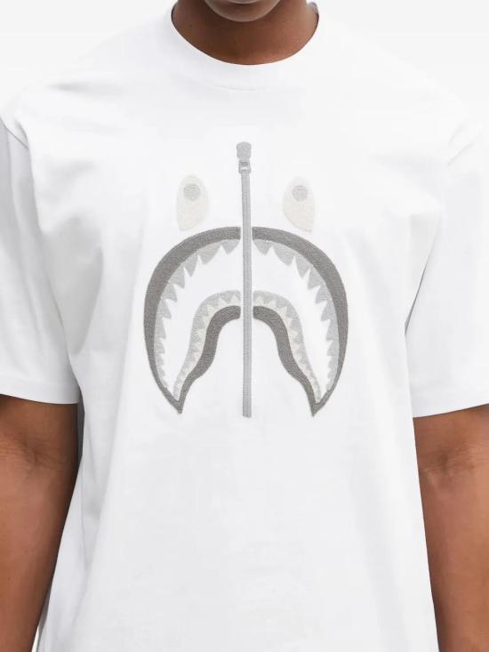 25SS 베이프 반팔 티셔츠 001CSL301343MWHT WHITE DOM - Bape