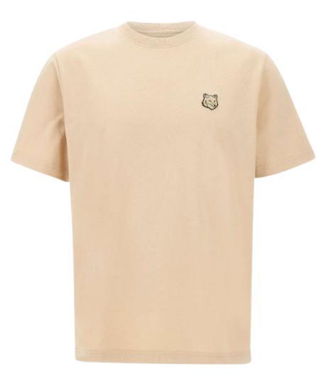 25SS 메종키츠네 볼드 폭스 헤드 패치 컴포트 티셔츠 MM00127KJ0118P213 SMOKE DOM - Maison Kitsune