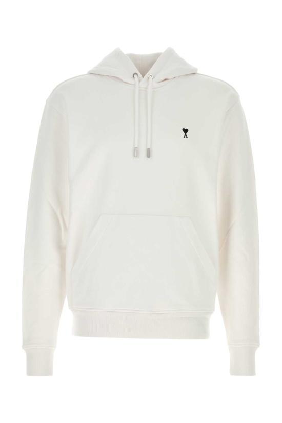 26SS 아미 ADC 코튼 후디 HSW764730100 WHITE DOM - Ami