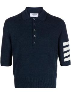 26SS 톰브라운 린넨 코튼 4바 릴렉스핏 폴로셔츠 MKP125AY6011420 NAVY DOM 썸네일 1