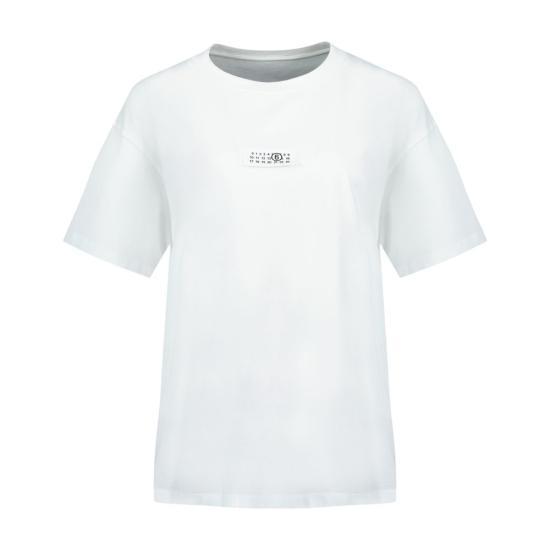 26SS MM6 메종마르지엘라 Numeric 코튼 티셔츠 SH0GC0032M20170101 WHITE DOM - MM6