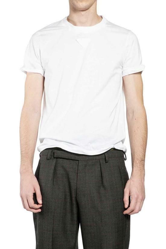 26SS 프라다 쉐이퍼블 코튼 티셔츠 UJN96418QZF0009 WHITE DOM - Prada