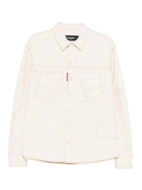 26SS 디스퀘어드2 데님 자켓 S71DM0831D35490102 OFF WHITE DOM - Dsquared2