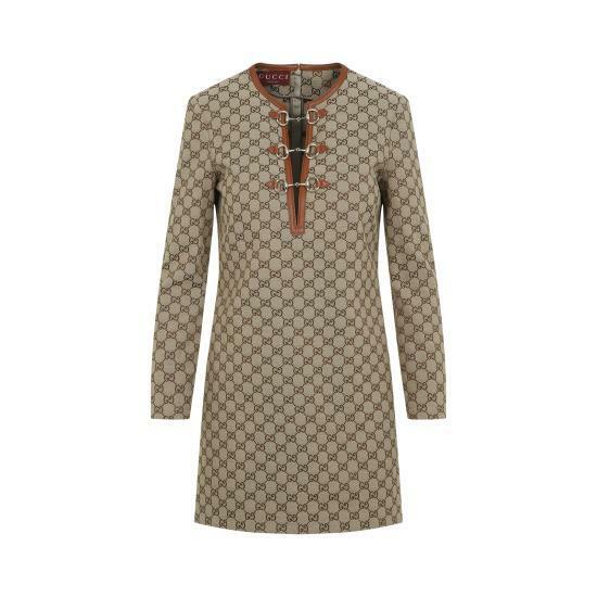 25SS 구찌 홀스빗 GG 캔버스 드레스 820404Z8BZA2190 - Gucci