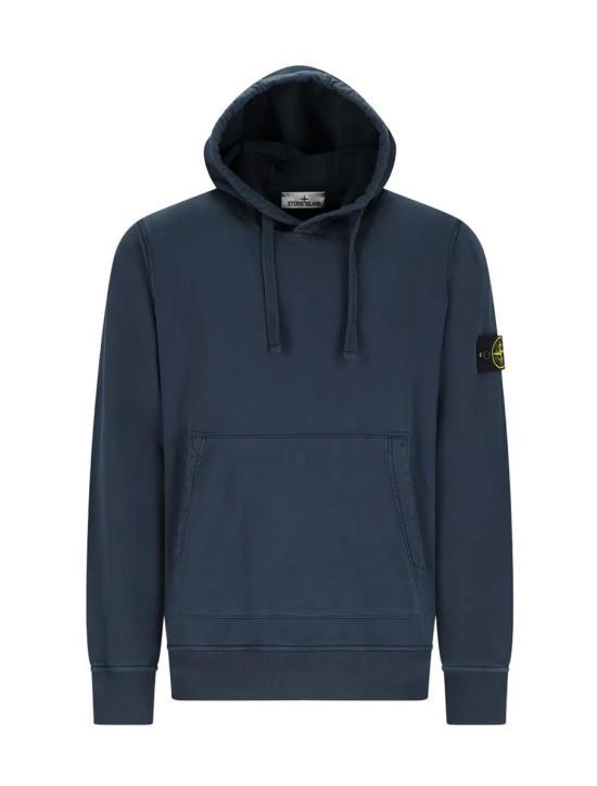 26SS 스톤 아일랜드 후드 티셔츠 L1S156100062S0051V0020 NAVY BLUE DOM - Stone Island