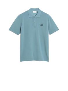 25SS 메종키츠네 볼드 폭스 헤드 패치 컴포트 폴로 셔츠 MM00210KJ70100081 SIENE BLUE DOM 썸네일 1