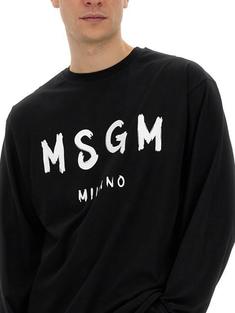 엠에스지엠 긴팔 티셔츠 2000MM51120000299 BLACK DOM 썸네일 4