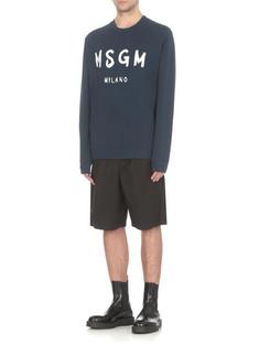 엠에스지엠 긴팔 티셔츠 3640MM51324700089 NAVY DOM 썸네일 3