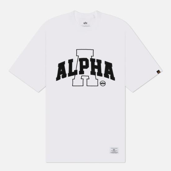 25SS 알파 반팔 티셔츠 MTU55006C1WHITE DOM - Alpha