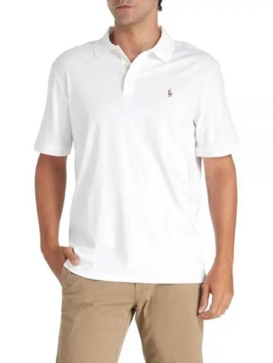 25SS 폴로 랄프로렌 폴로 티셔츠 710666999001 WHITE DOM - Polo Ralph Lauren