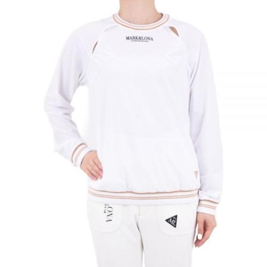 마크앤로나 긴팔 티셔츠 MCW3AAC50 WHITE DOM - Mark & Lona