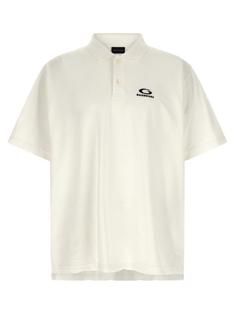 26SS 발렌시아가 로렐 클래식 레귤러 폴로 828531TTVT89000 WHITE DOM 썸네일 1