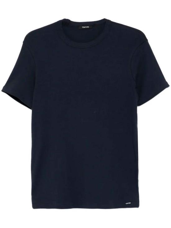 26SS 톰포드 코튼 크루넥 언더웨어 티셔츠 T4M081040408 MIDNIGHT BLUE DOM - Tom Ford