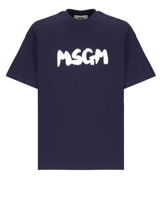 25SS 엠에스지엠 반팔 티셔츠 3840MM10525700287 NAVY DOM - MSGM