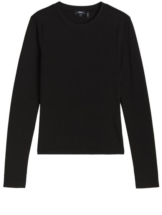 26SS 띠어리 긴팔 티셔츠 L1024522001 BLACK DOM - Theory