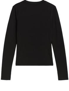 26SS 띠어리 긴팔 티셔츠 L1024522001 BLACK DOM 썸네일 2
