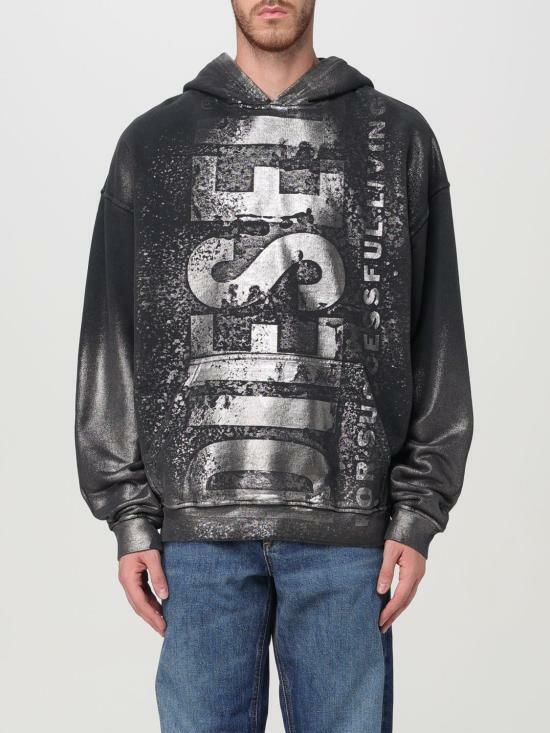 디젤 후드 티셔츠 A149390AJEA900 BLACK DOM - Diesel