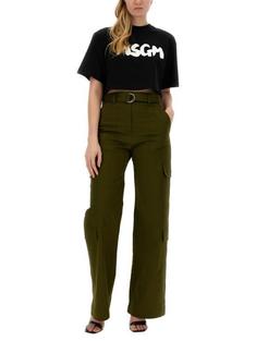 엠에스지엠 반팔 티셔츠 3641MDM10024700299 BLACK DOM 썸네일 2