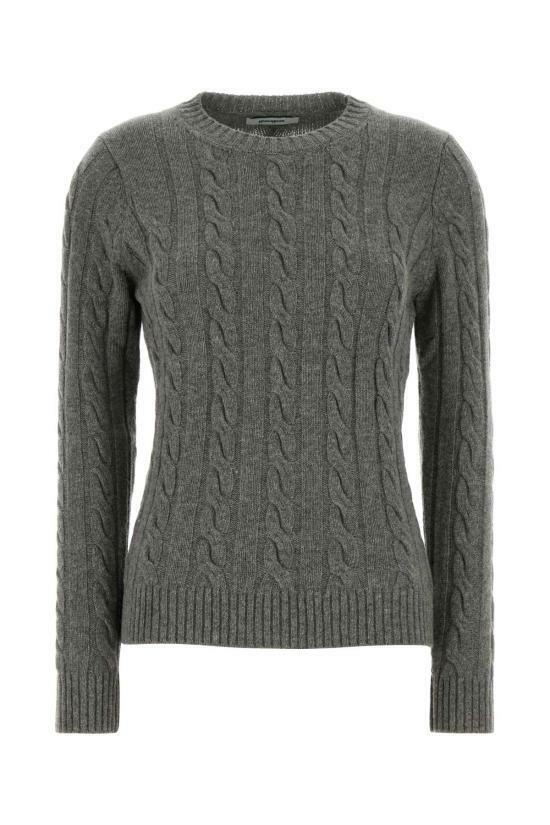 25FW 기마구아스 브레이드 점퍼 스웨터 BRAIDJUMPERGREY - GIMAGUAS