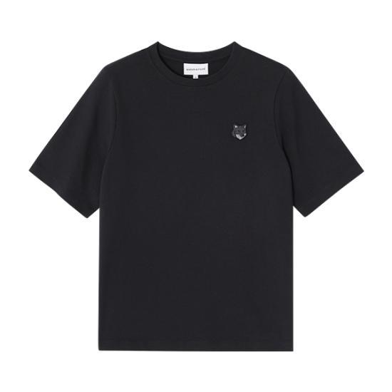 25SS 메종키츠네 반팔 티셔츠 MW00127KJ0119P199 BLACK DOM - Maison Kitsune