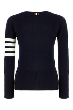 25SS 톰브라운 클래식 캐시미어 4바 브이넥 가디건 FKC001A00011415 NAVY DOM 썸네일 2