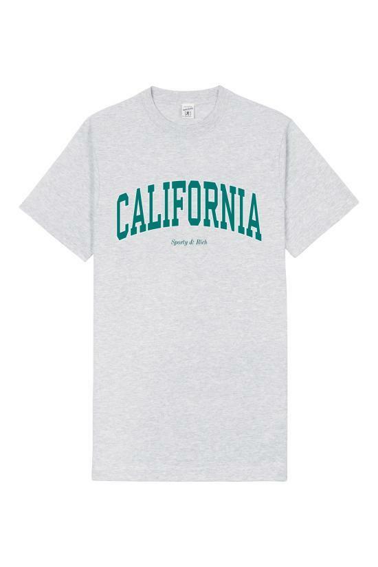 25SS 스포티앤리치 반팔 티셔츠 TO043622501GY0319 HEATHER GRAY DOM - Sporty & Rich