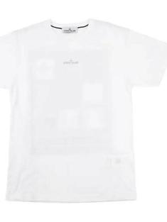 스톤 아일랜드 반팔 티셔츠 78152NS94V0001 WHITE DOM 썸네일 1