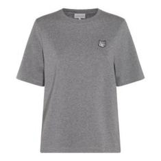 25SS 메종키츠네 반팔 티셔츠 BOLDFOXHEADPATCHCOMFORTTEESHIRTMW00127KJ0119H131 MEDIUM GREY MELANGE DOM 썸네일 1
