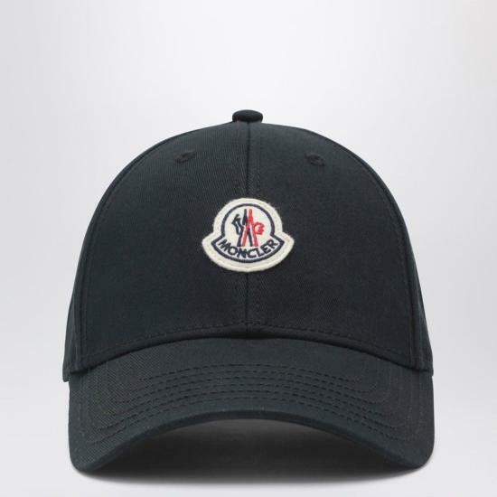 26SS 몽클레어 로고 코튼 볼캡 3B0000804863999 BLACK DOM - Moncler