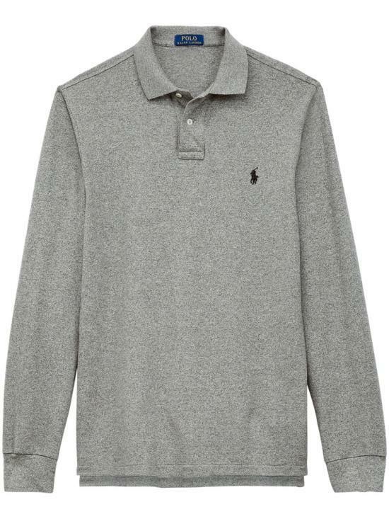 25FW 폴로 랄프로렌 클래식 핏 코튼 폴로 셔츠 710680790003 GREY HEATHER DOM - Polo Ralph Lauren