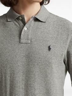25FW 폴로 랄프로렌 클래식 핏 코튼 폴로 셔츠 710680790003 GREY HEATHER DOM 썸네일 5
