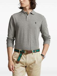 25FW 폴로 랄프로렌 클래식 핏 코튼 폴로 셔츠 710680790003 GREY HEATHER DOM 썸네일 4