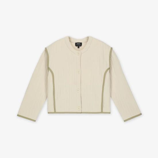 25SS 아페쎄 자켓 COHGWF32010AAD ECRU DOM - A.P.C.