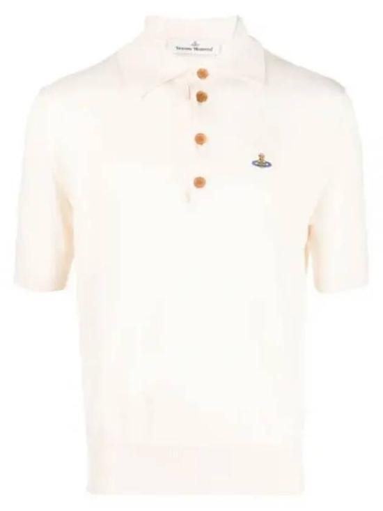 비비안웨스트우드 폴로 티셔츠 3803001LY000UA408 CREAM DOM - Vivienne Westwood