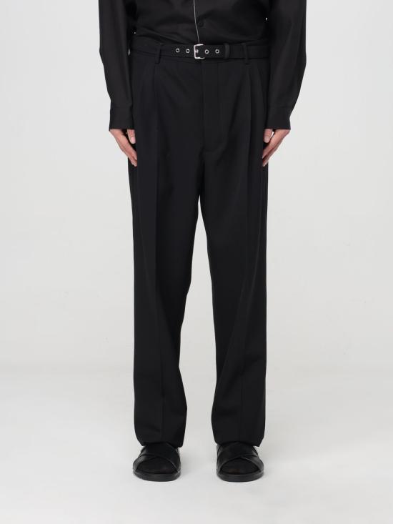 프라다 스트레이트 팬츠 UP02441358F0002 BLACK DOM - Prada