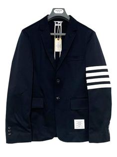26SS 톰브라운 코튼 트윌 4바 언컨스트럭티드 클래식 스포츠 코트 MJU490A03788415 NAVY DOM 썸네일 1