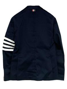 26SS 톰브라운 코튼 트윌 4바 언컨스트럭티드 클래식 스포츠 코트 MJU490A03788415 NAVY DOM 썸네일 2