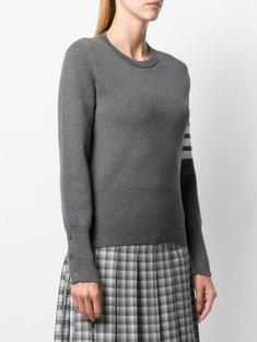 26SS 톰브라운 코튼 밀라노 스티치 4바 풀오버 니트 FKA239A00219035 MED GRAY DOM 썸네일 4