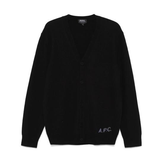 25FW 아페쎄 스웨터 WVBDKH22305LZZ BLACK DOM - A.P.C.